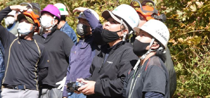 町内林業事業体と共に勉強会等を実施